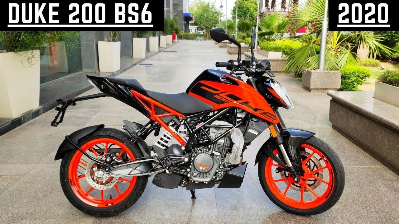 the KTM Duke 200